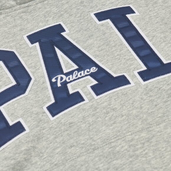 PALACE GAP HOODIE GREY SIZE M - Picture 2 of 9